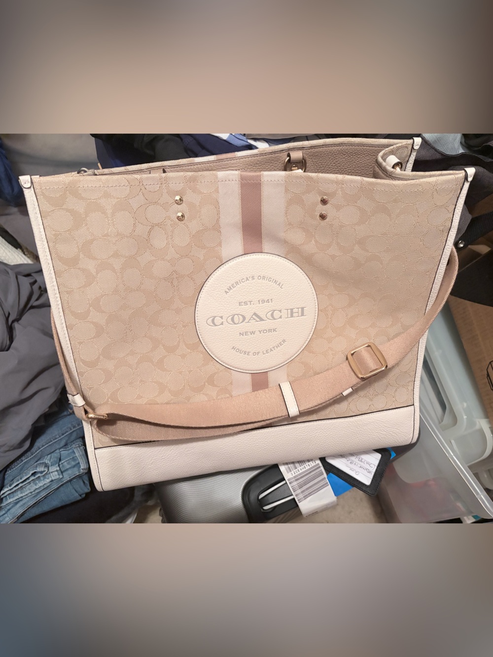 COACH Beige Tote
